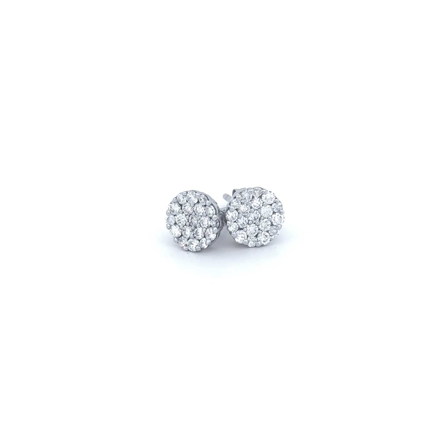 Timeless Diamond Cluster Earrings