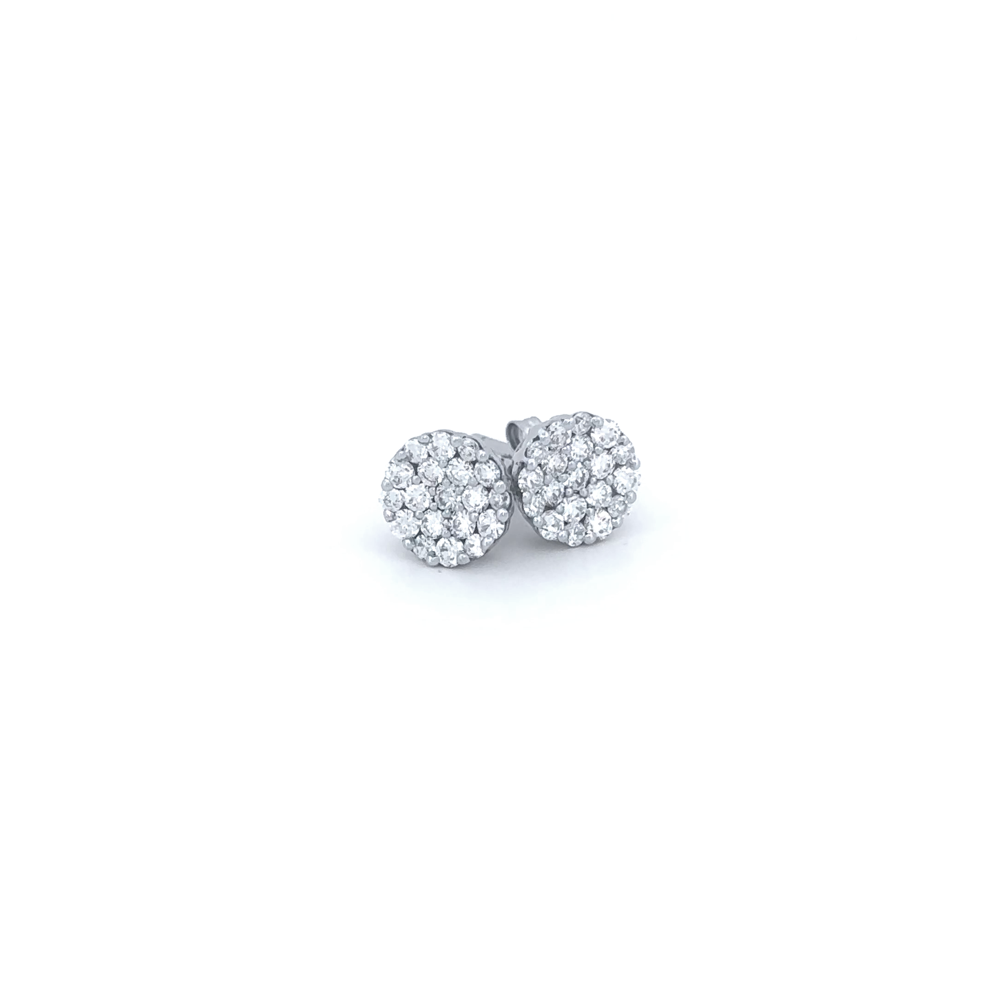 Timeless Diamond Cluster Earrings