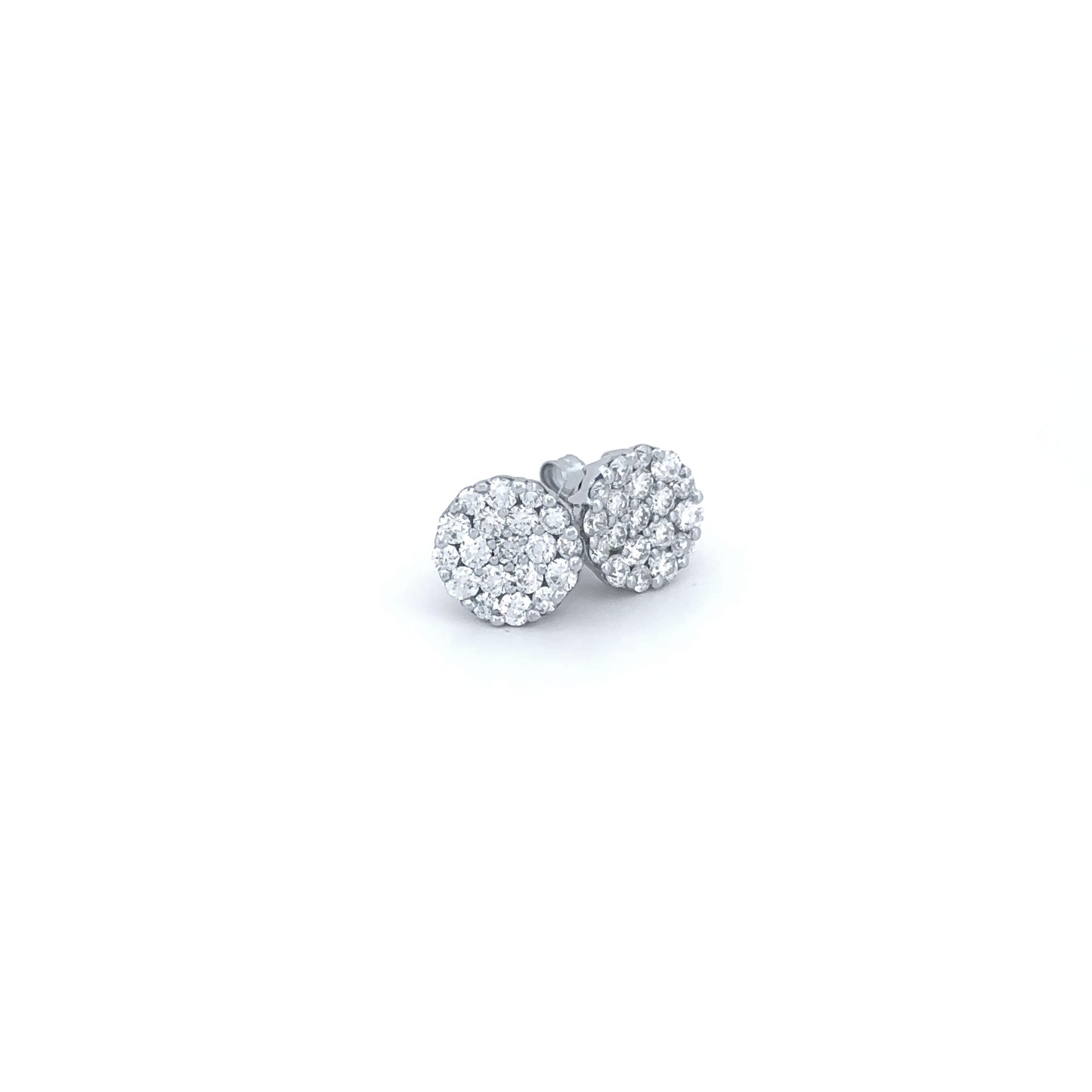 Timeless Diamond Cluster Earrings