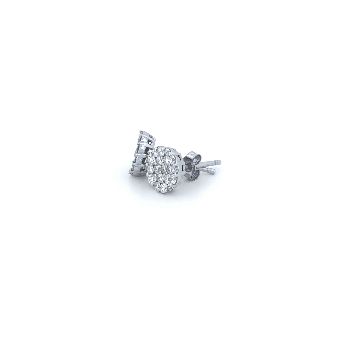 Timeless Diamond Cluster Earrings