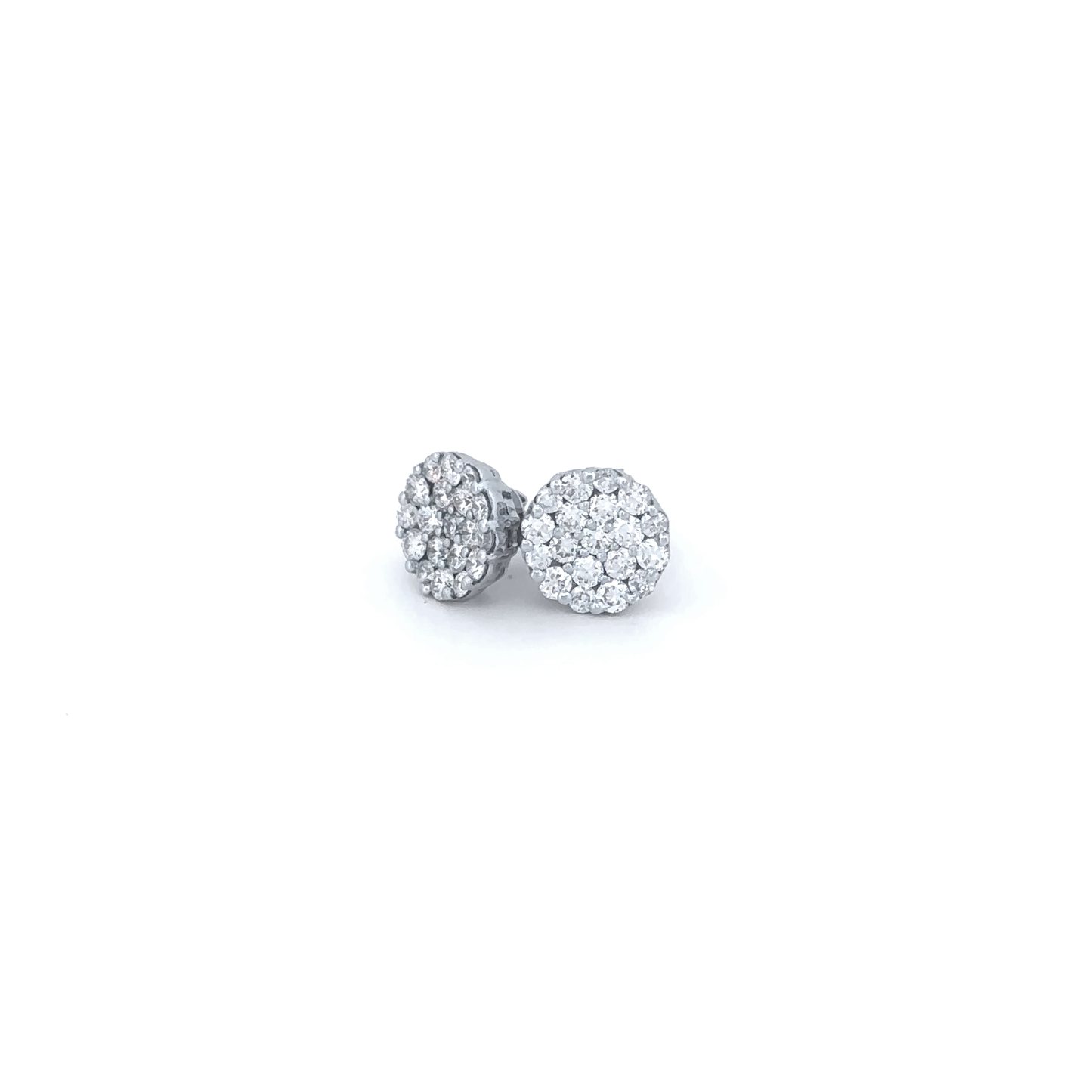 Timeless Diamond Cluster Earrings