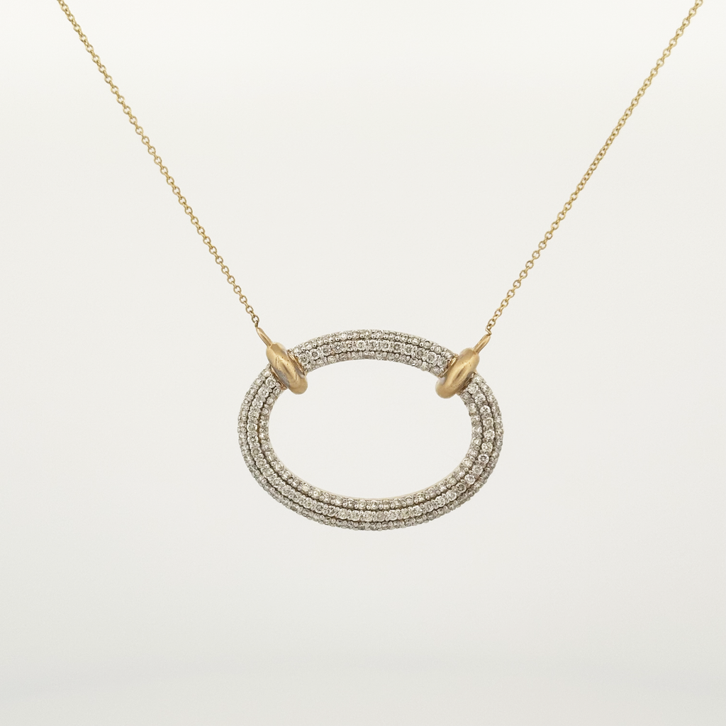 Infinity Loop Diamond Necklace