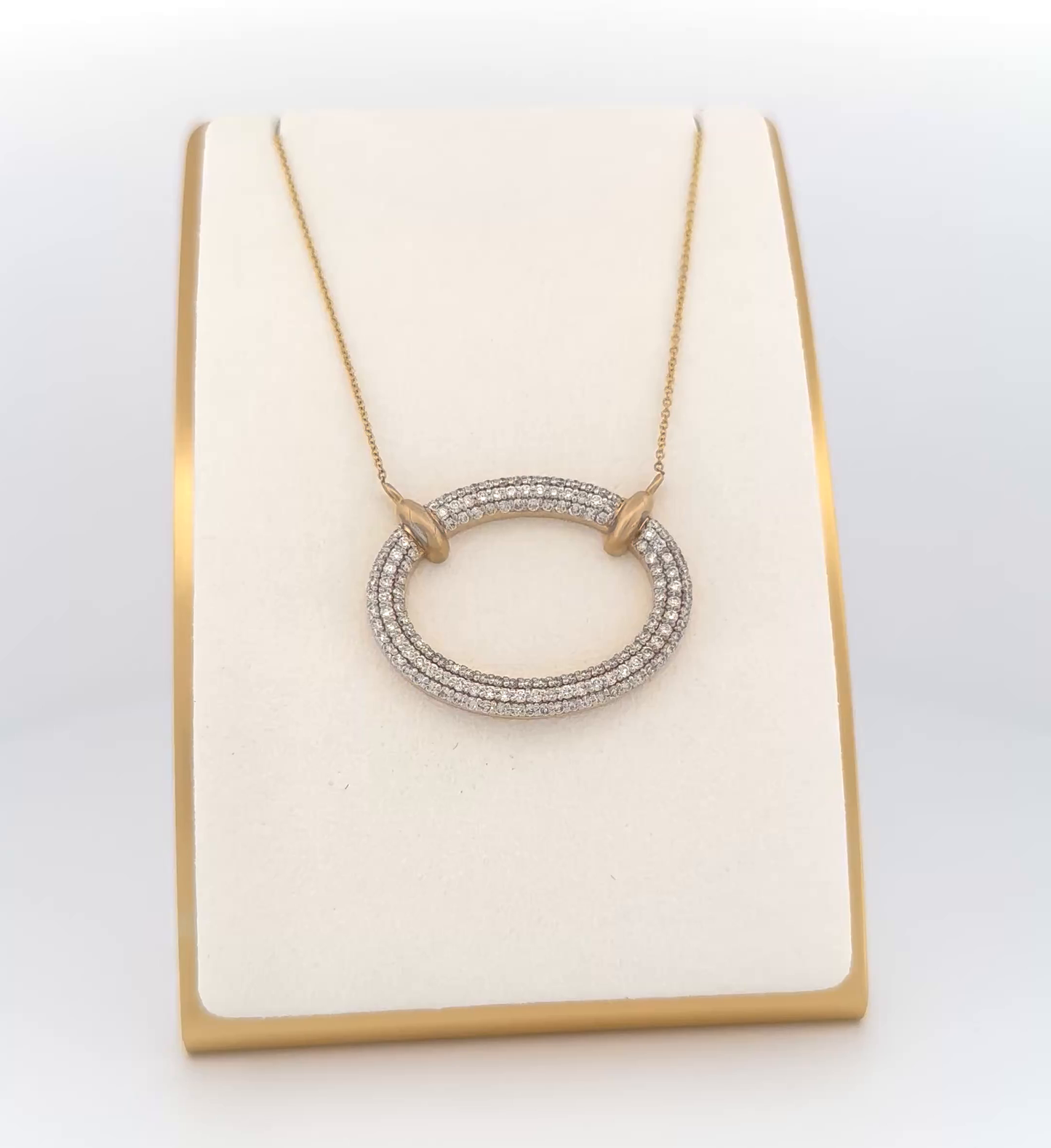 Infinity Loop Diamond Necklace